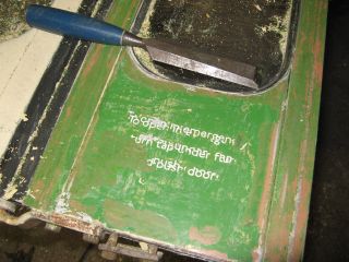 AEC Swift emergency door opening &copy; J.Wilkins