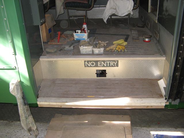 AEC Swift exit step-well &copy; J.Wilkins