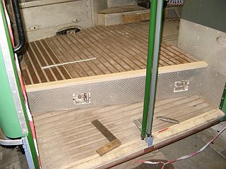 AEC Swift lower saloon flooring &copy; J.Wilkins