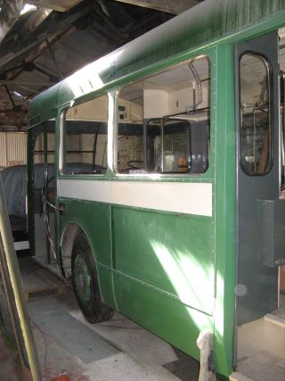 AEC Swift lower saloon panelling &copy; J.Wilkins