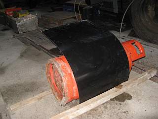 AEC Swift os rear corner rebuild &copy; J.Wilkins