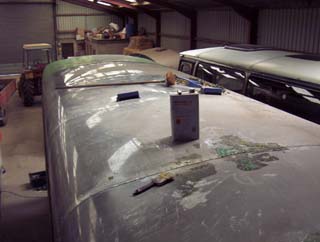 The aluminium football pitch © J.Wilkins