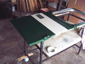 Emergency door in undercoat © J.Wilkins