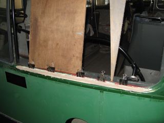 AEC Swift windscreen pan &copy; J.Wilkins